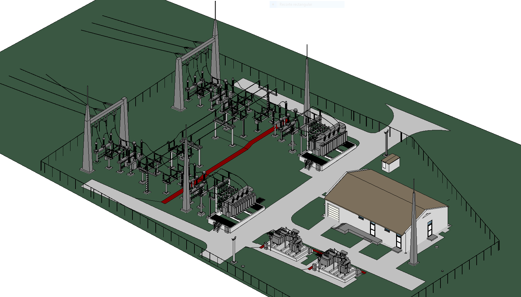 BIM Plantas Subestación Electricas